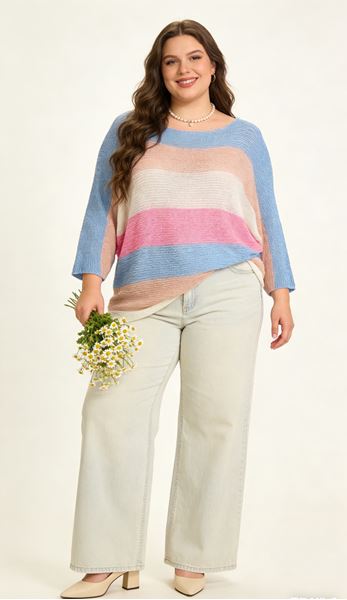 Picture of CURVY GIRL LOOSE FIT SWEATER
